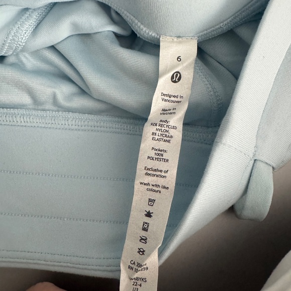 Lululemon Athletica Light Blue Track Pants - Picture 5 of 6